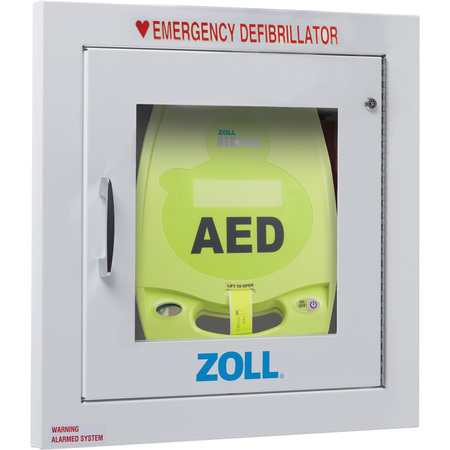 ZOLL Fully recessed cabinet with alarm, security enabled 50-00400-20